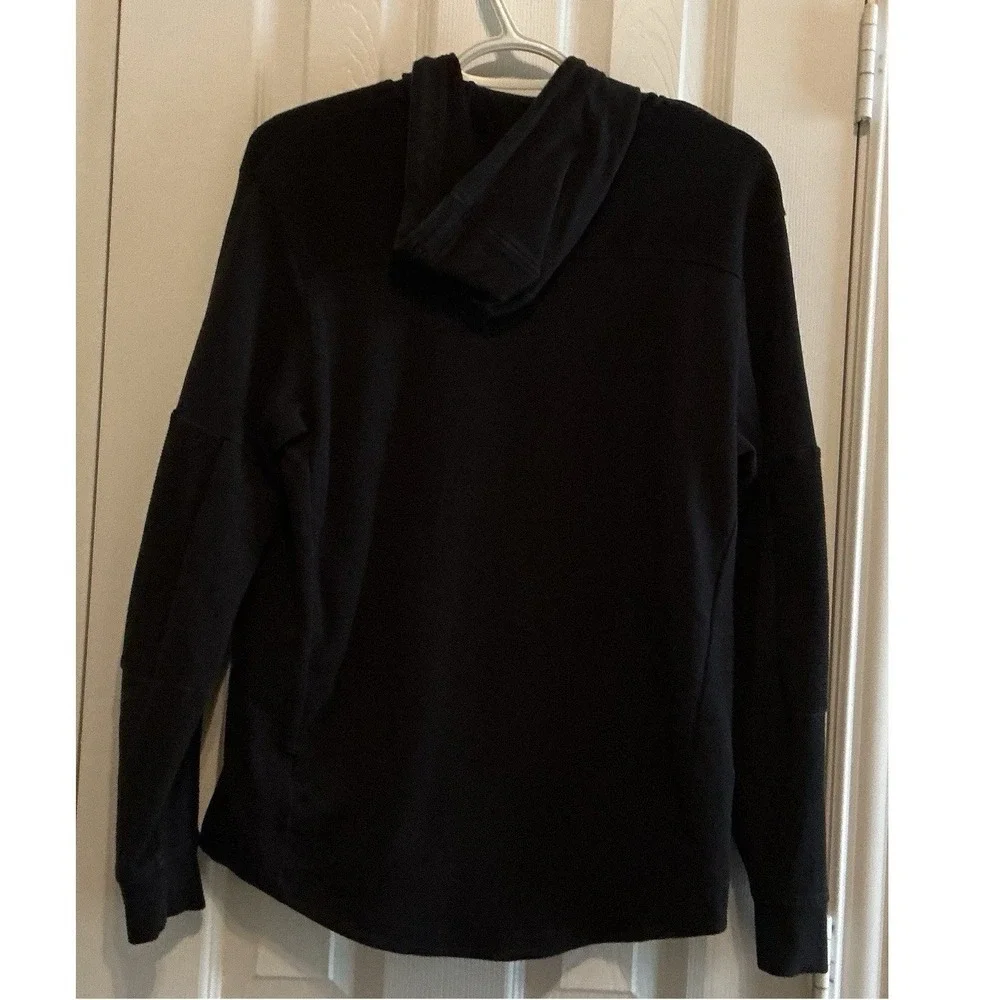 Adidas‎ Hoodie Sweatshirt Men's Small Black White Long Sleeves Logo